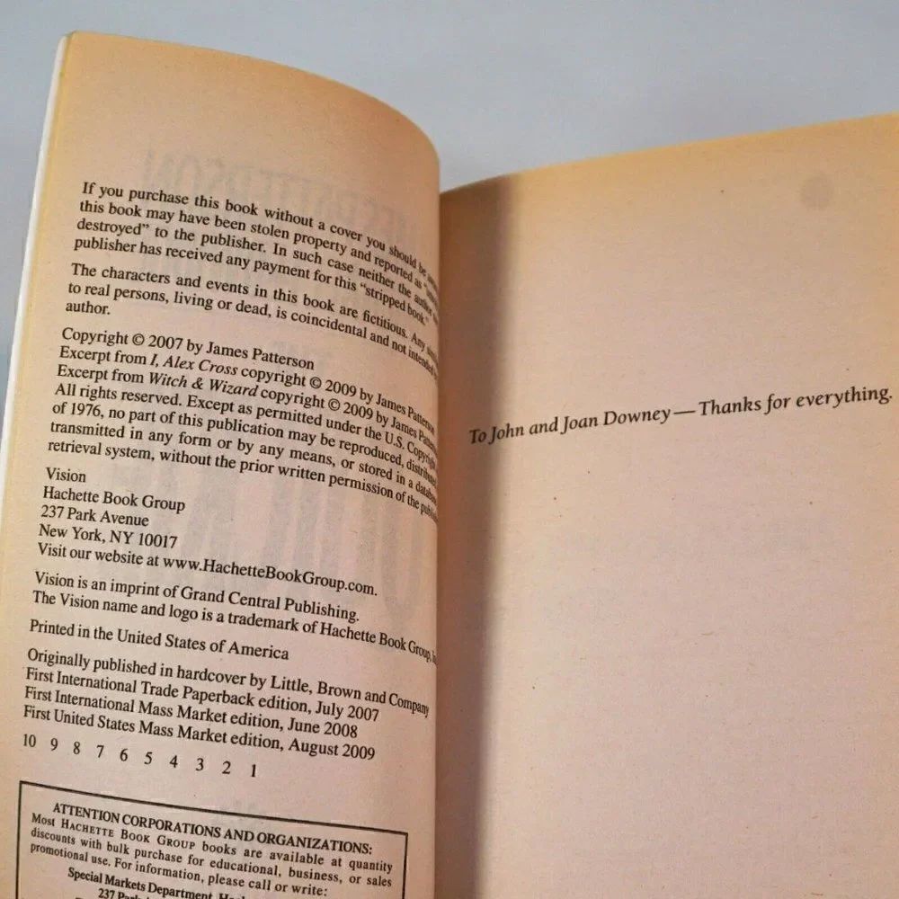 The Quickie by James Patterson 2007 Paperback - Picture 5 of 5